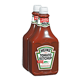 Heinz Ketchup Tomato Twin Pack 50.5 Oz Left Picture